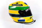 Verified Ayrton Senna Williams test session used Bell crash -Auction Lot