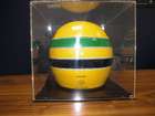 Ayrton Senna replica helmet painted by Sid Mosca, with Certi-Auction Lot
