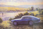 Aston Martin DB4 and DB2 Prints by Keith Woodstock-Auction Lot
