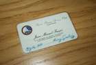 Juan Manuel Fangio's Road Racing Drivers' Club Membership Ca-Sold