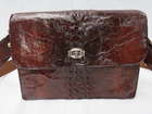 A horned crocodile skin Shoulder Bag-Sold
