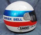 Derek Bell Race Used Crash Helmet-Auction Lot