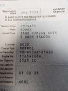 1981 Rover 3500 SD1 Vanden Plas-Auction Lot