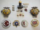 Collection of Enamel Car Badges .-Sold