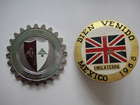 Collection of Enamel Car Badges .-Sold