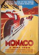 A collection of three posters from the 1980's Christie's Auc-Sold