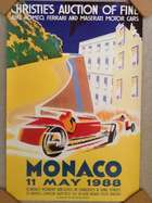 A collection of three posters from the 1980's Christie's Auc-Sold