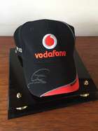 Lewis Hamilton Signed Mclaren Mercedes Cap.-Sold
