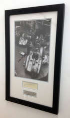 REIMS WORKSHOP, SIGNED JUAN MANUEL FANGIO AND HANS HERRMANN-Sold