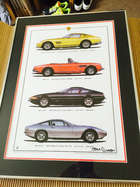 'Ferrari V12's' by Steve Anderson-Sold