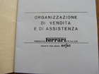 Ferrari World Wide Assistance Handbook.-Sold