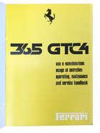 Ferrari 365GTC 4 operating and service handbook-Sold