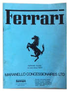 Ferrari guide to cars since 1959.-Sold