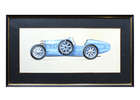 Porcshe 904 & Bugatti Type 35 Watercolours-Auction Lot