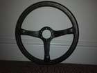 'Momo' black leather steering wheel-Sold
