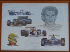 Pair of motorsport prints-Auction Lot