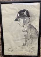 Various framed photographs and Sketch from the 1930s-Auction Lot