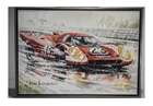 Painting of Porsche 917 at Le Mans in 1970 by Uli Ehret-Sold