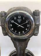 A piston clock desk piece formed from a Land Rover V8 piston-Sold