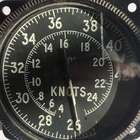 Airspeed indicator from a WWII Supermarine Spitfire Mk 9 -Sold