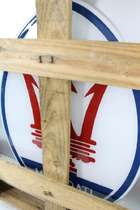 New Old-Stock 1970s Maserati Illuminated Service Sign in its-Auction Lot