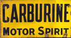 Original Carburine Double Sided Enamelled Steel Sign-Sold