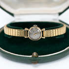 Rolex 9ct yellow gold with original box and Rolex factory se-Sold