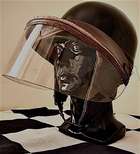 A lightweight Racing Helmet, owned and used by Mike Hawthorn-Auction Lot