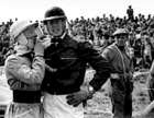 A lightweight Racing Helmet, owned and used by Mike Hawthorn-Auction Lot