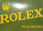 A Superb and Very Rare Original Tinplate Enamelled Rolex Adv-Sold
