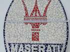 Maserati Mosaic Sign-Sold