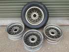 1960 - 1963 Ferrari 250 SWB Set of Four Borrani Wire Wheels -Sold