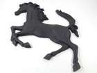 Large Aluminum Cavallino Prancing Horse Sign (Black)-Sold