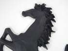 Large Aluminum Cavallino Prancing Horse Sign (Black)-Sold
