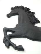 Large Aluminum Cavallino Prancing Horse Sign (Black)-Sold