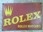 Tin-Plate Enamelled Rolex Advertising Sign-Sold