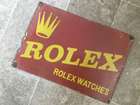 Tin-Plate Enamelled Rolex Advertising Sign-Sold