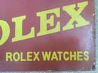 Tin-Plate Enamelled Rolex Advertising Sign-Sold