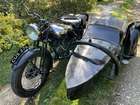 1939 Brough Superior SS80 with Alpine 'Petrol Tube' Sidecar-Sold