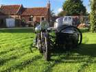 1939 Brough Superior SS80 with Alpine 'Petrol Tube' Sidecar-Sold