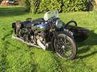 1939 Brough Superior SS80 with Alpine 'Petrol Tube' Sidecar-Sold