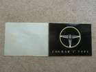 Charity Lot: 1961 Jaguar E-Type ringbound signed brochure-Sold