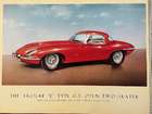 Charity Lot: 1961 Jaguar E-Type ringbound signed brochure-Sold