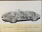Charity Lot: 1961 Jaguar E-Type ringbound signed brochure-Sold