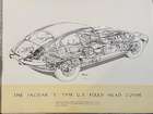 Charity Lot: 1961 Jaguar E-Type ringbound signed brochure-Sold