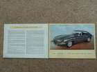 Charity Lot: 1961 Jaguar E-Type ringbound signed brochure-Sold