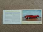 Charity Lot: 1961 Jaguar E-Type ringbound signed brochure-Sold