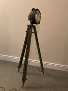 Chieftain Tank Headlight on a WWII Tripod-Sold
