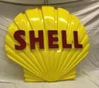 A Shell Perspex-Relief Hanging Advertising Sign. -Sold