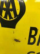 An original AA 'Brands Hatch Competitors Entrance' enamelled-Sold